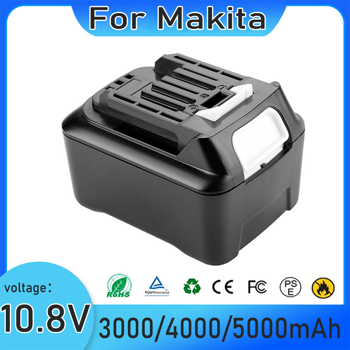 k  5000mAh 10.8V For Makita 19 - Makita Drill Hp1640 recension och pris