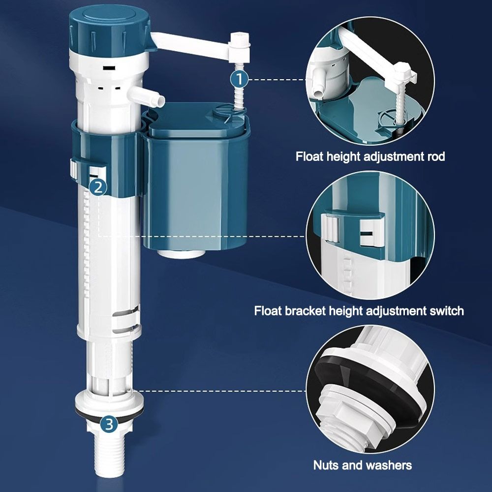 Adjustable Toilet Cistern Fill - Toilet Fill Valve recension och pris