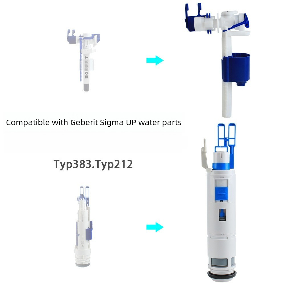 Fill Valve + Flush Valve Set C - Toilet Fill Valve recension och pris