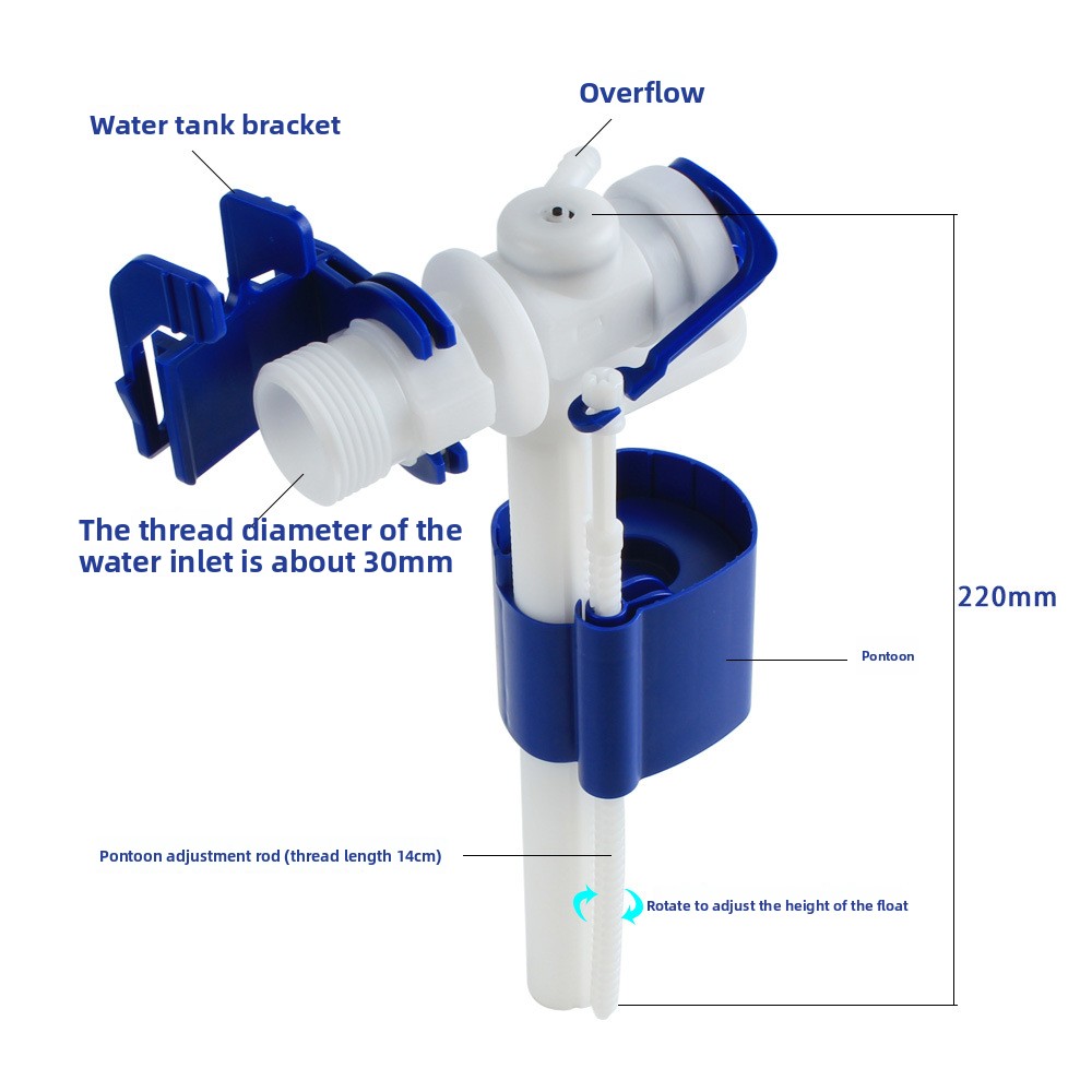 Fill Valve + Flush Valve Set C - Toilet Fill Valve recension och pris
