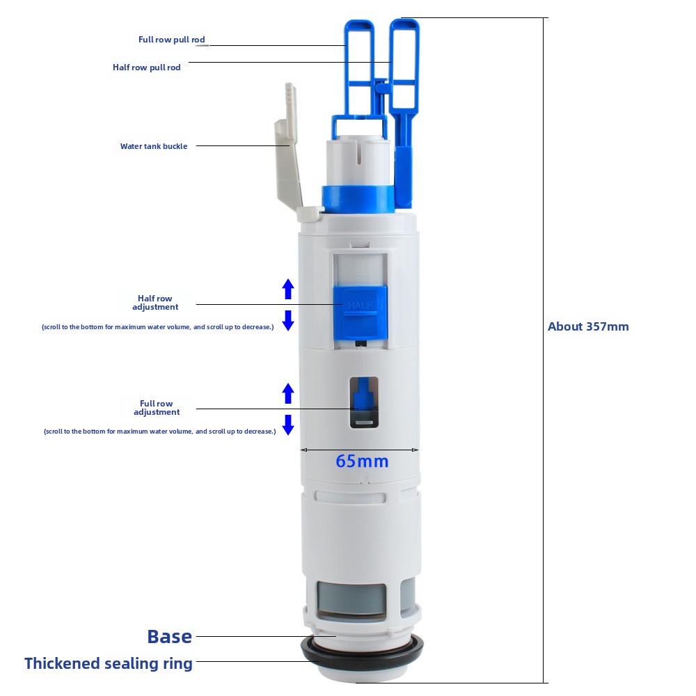 Fill Valve + Flush Valve Set C - Toilet Fill Valve recension och pris