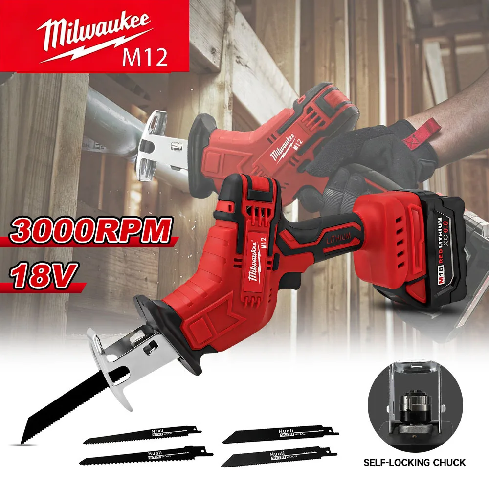 Milwaukee M12 18V Cordless Bru - Milwaukee Drill Sawzall recension och pris
